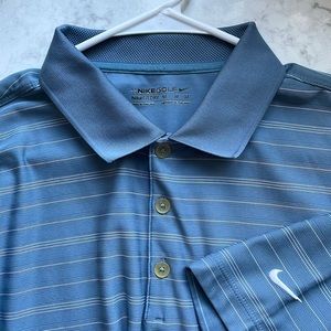 Mens Nike Striped Polo
